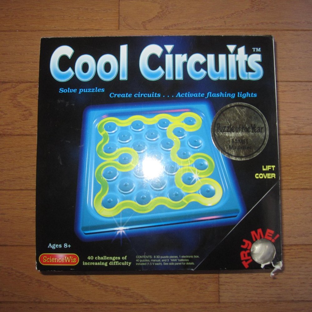 Cool Circuits™ - PUZZLE of the YEAR!! Light Up Electric Circuit Game Logic